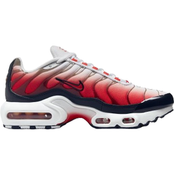 Nike Air Max Plus GS - White/Black/Light Crimson