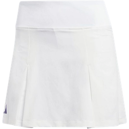 adidas Women Club Pleated Tennis Skirt - White