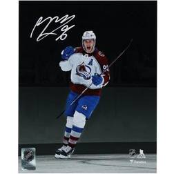 Fanatics Authentic Mikko Rantanen Colorado Avalanche Autographed 8" x 10" White Jersey Celebrating Spotlight Photograph