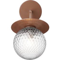 Nuura Liila Dark Bronze/Clear Wall light 14cm