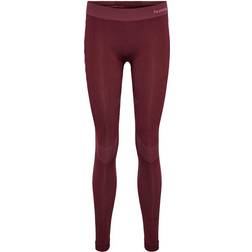 Hummel First Seamless Training Tights - Burgundy