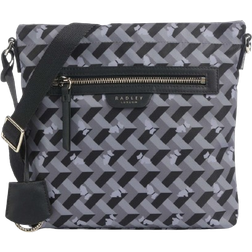 Radley Finsbury Park Geo Dog Crossbody Bag - Grey/Black