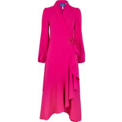 Cras Lotus Dress - Fuchsia Pink