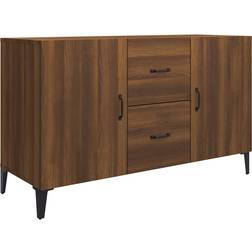 vidaXL Engineered Wood Brown Oak Buffet 100x60cm