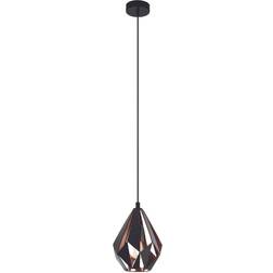 Eglo Carlton Black Pendant Lamp 20.5cm