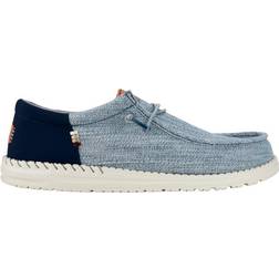 Hey Dude Wally Funk Nylon Craft Shoes - Navy