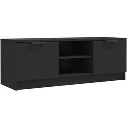 vidaXL Engineered Wood Black TV-bänk 102x36.5cm