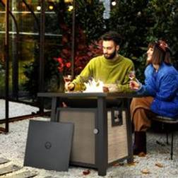 OutSunny 50,000 BTU Gas Fire Pit Table