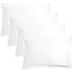 Highams 4 Soft Oxford Edge Pillow Case White