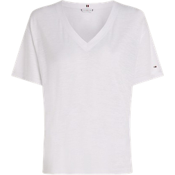 Tommy Hilfiger V-Neck Relaxed T-shirt - Th Optic White