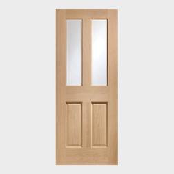 XL Joinery Glazed Oak Malton Interior Door (x198.1cm)