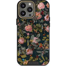 Burga Bloomy Garden Vintage iPhone 14 Pro Max Case, Elite MagSafe Gold