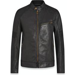 Belstaff Vanguard Leather Motorcycle Jacket - Black Man