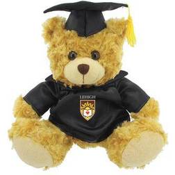 Jardine Lehigh Mountain Hawks Graduation Bear 12"