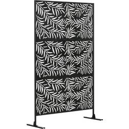 OutSunny Outdoor Privacy Screen with Stand Ground