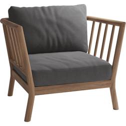 Skagerak Tradition Lounge Chair Charcoal Teak FSC 100% Utefåtölj