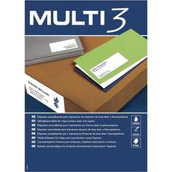 Multi 3 Self-Adhesive Labels for Printing 100-pack