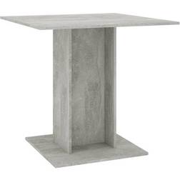 vidaXL 800256 Concrete Grey Matbord 80x80cm
