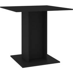 vidaXL 800253 Black Dining Table 80x80cm