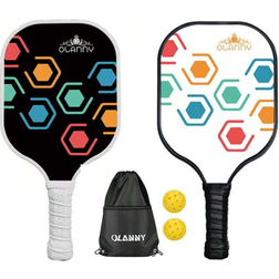 Shein Pickleball Paddles Set Includes 2 Pickleball Paddles + 2 Pickleball Balls + 1 Drawstring Bag