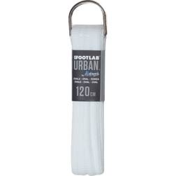The Footlab Snørrebånd Oval White 120 cm