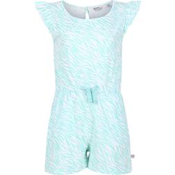 Regatta Kid's Dasie Ruffle Sleeve Romper - Blue