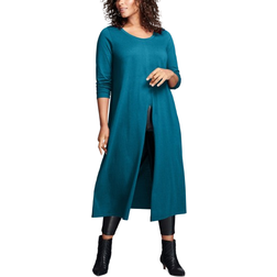 Roaman's Front-Slit Ultra Femme Tunic - Deep Teal