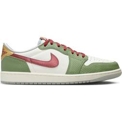 Nike Air Jordan 1 Retro Low OG Year of the Dragon M - Sail/Cedar/Oil Green/Light Pumice/Dark Team Red