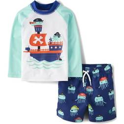 Gymboree Toddler Boy Long Sleeve Swimsuit Set Sizes 12M-5T