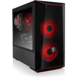 AVGPC Hellfire Gaming Computer, AMD Ryzen 5 5600G 6-Core Cezanne 3.9 GHz, 1TB SSD, 16GB DDR4, WiFi AC, Windows 10