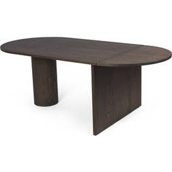 Ferm Living Pylo Dark Stained Oak Dining Table 210x100cm