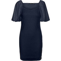 Vero Moda Tassa Short Dress - Navy Blue