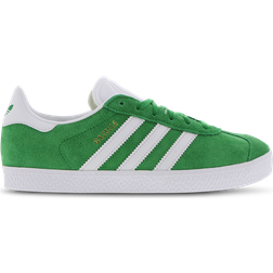 adidas Junior Gazelle - Green/Cloud White/Gold Metallic