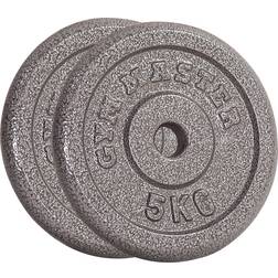 Gym Master Pair Standard Weight Plates 2 x 5kg