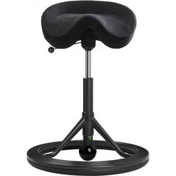 Backapp Smart Alcantara Antracit Med Sort Understel Sadelstol 81cm