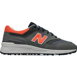 New Balance 997 SL Golf Shoes - Grey/Orange