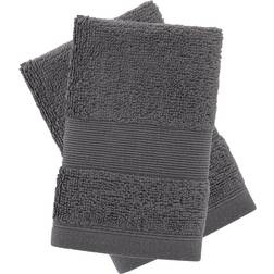 Catherine Lansfield Anti Bacterial Bath Towel Grey (30x30cm)