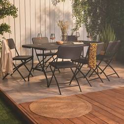 VonHaus Rattan Garden Patio Dining Set