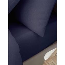 Catherine Lansfield 'Brushed Cotton' Fitted Bed Sheet Blue