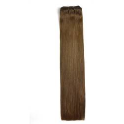 Cliphair human hair weft/weave Human Hair Extensions Light Chestnut 120g