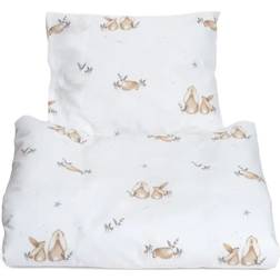 Mini Dreams Sengesæt Tremmeseng 100x130 Bunny Hvid