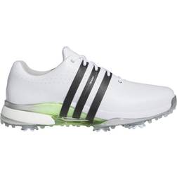 adidas Tour 360 Golf Shoes White/Core Black/Green Spark IF0243 Regular Fit