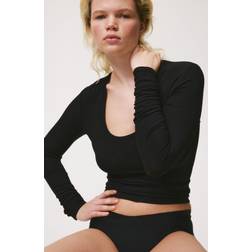 H&M Dam Svart 3-pack osynlig trosa hipster