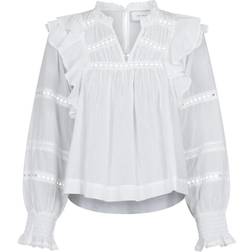 Neo Noir Aurika S Voile Blouse - White