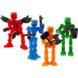 Zing Klikbot Complete Set of 4 Poseable Action Figures