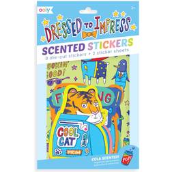 Ooly Scented Scratch Stickers Dressed to Impres 8 Jumbo Sticker & 2 Sheets