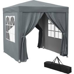 OutSunny 2mx2m Pop Up Gazebo Party Tent Canopy Marquee