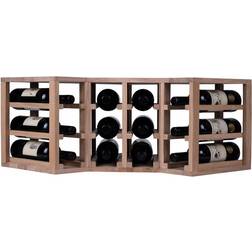 Caverack S14OAK Half Corner 12 bottles Wine Rack