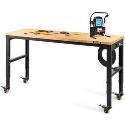 VEVOR Arbejdsbord Justerbar Højde 122 cm BX 61 cm DX 104 cm H