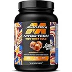 Muscletech Nitro-Tech 100% Whey Gold Saltet Karamel 908g